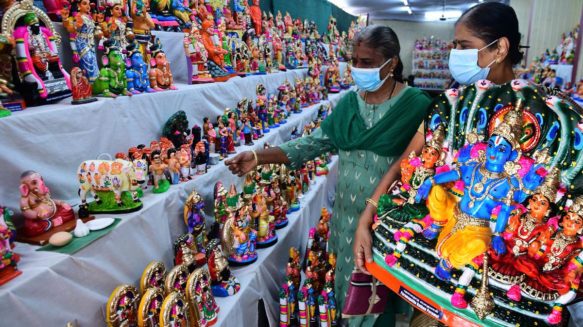 Exhibition of kolu dolls begins in Coimbatore The Hindu